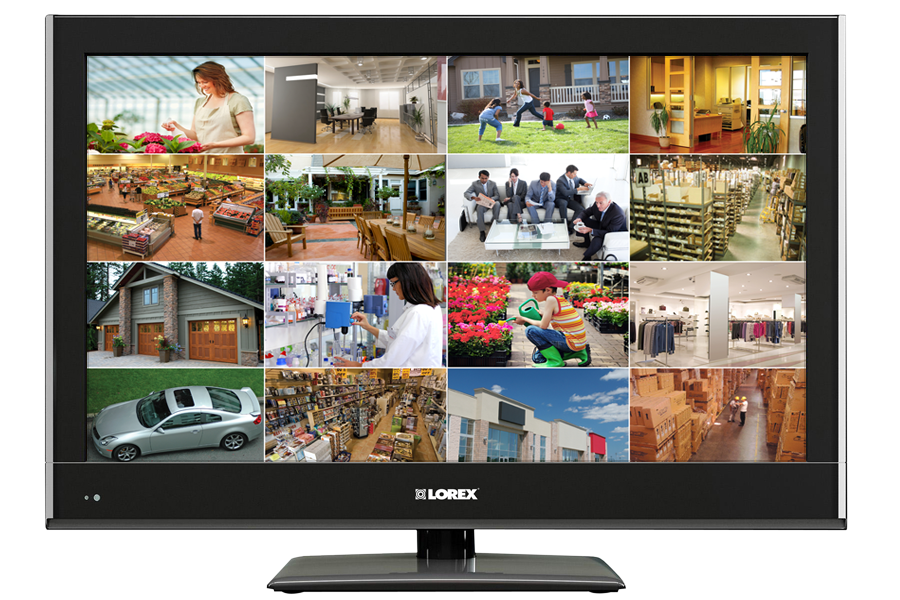 32' widescreen Full HD TV monitor for security camera DVR - Home