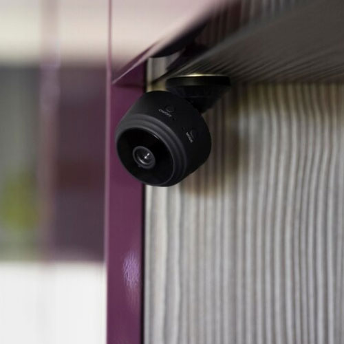 Apartment-friendly security camera