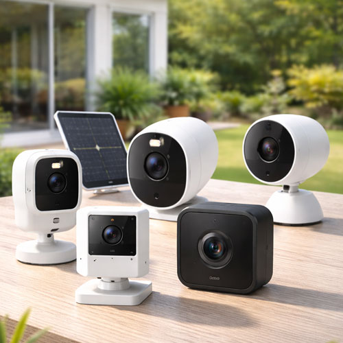 Comparison of home security cameras
